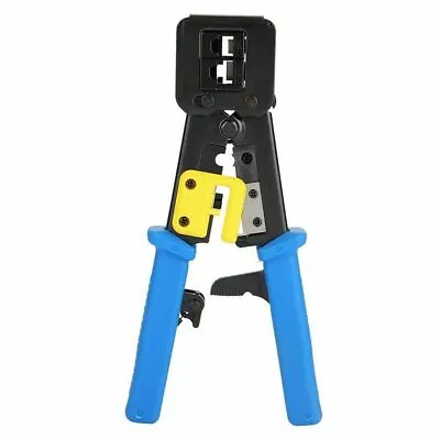 Heavy Duty Crimper Ethernet Crimping Tool End Pass Through RJ45 RJ11 RJ12 Plier  • $34.99