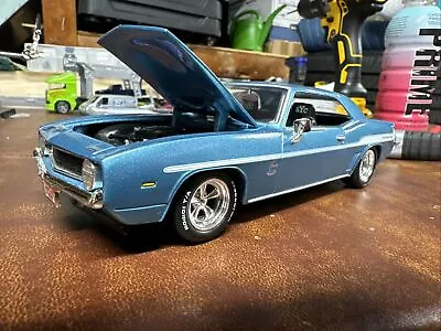 1969 Yenko Camaro Fast & Furious Straped RC ERTL Blue 1:18 Diecast Paul Walker • $51