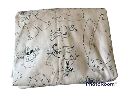 Kids Twin Sheet Set Carson 100% Cotton Monster Pattern NWOT • $30