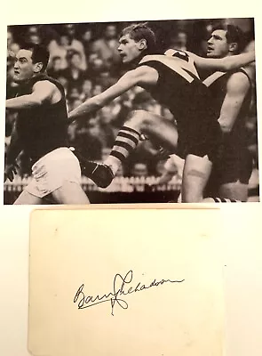 Richmond Tigers Barry Richardson Hand Signed 3 X Premiership Player • $25