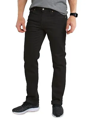 Levi's Men's 511 Slim Jeans Low Rise Flex Stretch Slim Fit Tapered Pants Black • $29.99