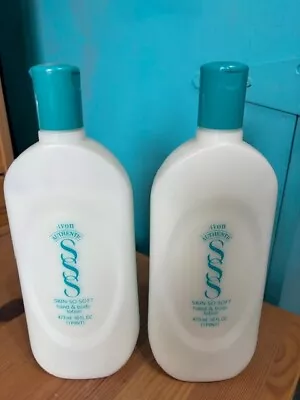 Lot Of 2 Vintage Sealed Avon Authentic Sss Skin-so-soft Hand & Body Lotion 16 Oz • $39.99