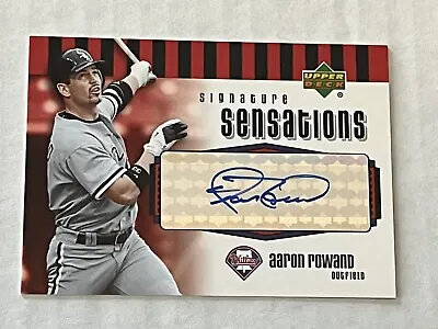 Aaron Rowand 2006 Upper Deck Signature Sensations Auto SP Philadelphia Phillies • $19.99