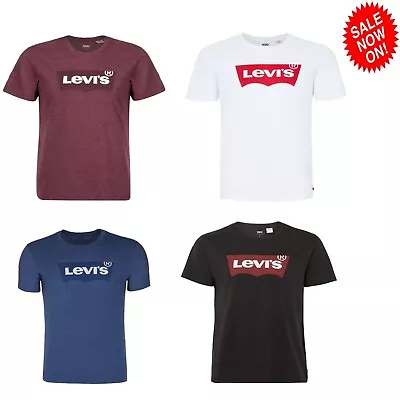 Men Crew Neck Short Sleeves Levis T Shirts XS To 3XL • £15.99