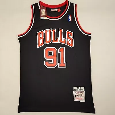 Chicago Bulls Dennis Rodman #91 Jersey NWT Embroidered • $42.80