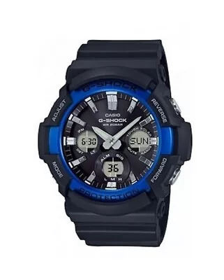 CASIO G-Shock WR-20BAR Wristwatch GAS-100B Blue Black Auth In Box New • $104.97