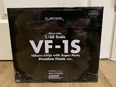 Arcadia Macross 1/60 Hikaru Ichijo VF-1S With Super Parts Premium Finish New • $599.99