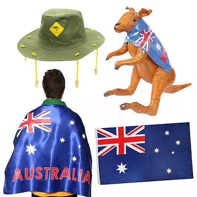 £15.99 • Buy Australia Day Flag Hat Kangaroo Inflatable Aussie Day Fancy Dress Accessories