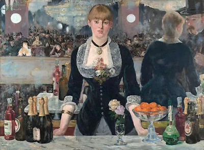 A Bar At The Folies-Bergère By Édouard Manet Art Painting Print • $7.99