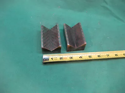 $18.95 • Buy Two Machinist 45 Degree  Brass 3  X 2  X 1 1/4  Transfer Magnetic V Block