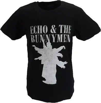 Mens Black Official Echo & The Bunnymen Silhouettes T-Shirt • $22.37