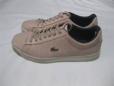 Lacoste Carnaby Evo Shoes Pink Womens Size US 9 / UK 7 / EUR 40.5 • $15