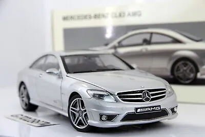 AUTOart 1:18 Scale Mercedes-Benz CL63 AMG Coupe Silver(C216) Leather Seats 76168 • $225