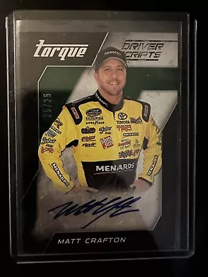 2016 Panini Torque Racing Matt Crafton Green Auto 25/25 • $11.99