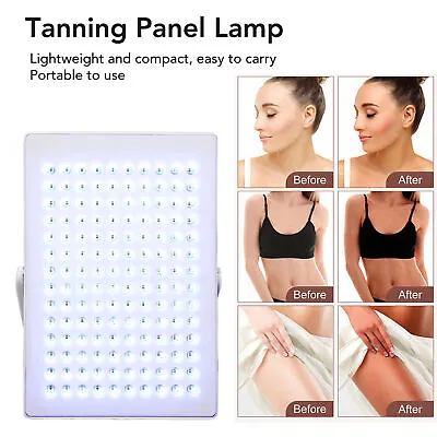 Tanning Panel Lamp Tanning Lamps 140 Light Chips Face Body Portable Tanning| • £92.01