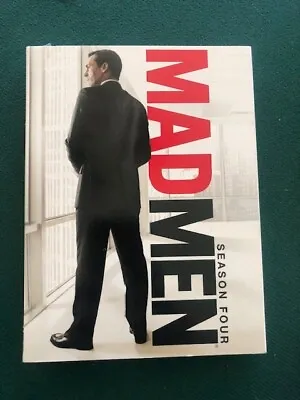 Mad Men: Season Four - (DVD 2010 4-Disc) Jon Hamm  - 13 Episodes! • $3.99