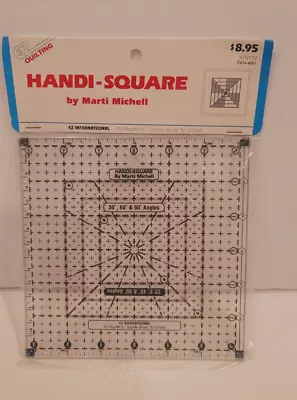 EZ Quilting Handi-Square By Marti Michell Acrylic 6 X6   30 60 90 Angles • $8.99