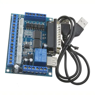 CNC MACH3 5 Axis Interface Breakout Board For Stepper Motor Driver CNC Mill New • $5.66