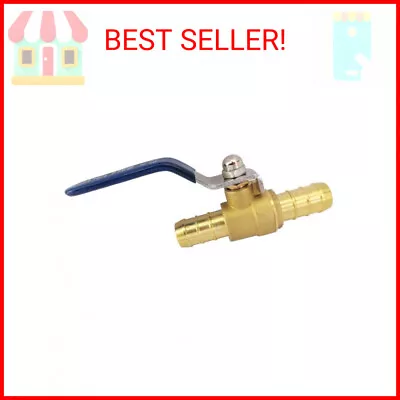 Pysrych 5/8 Inch Inch Heater Hose Shut Off Valve 16mm OD Brass Ball Valve 90 Deg • $13