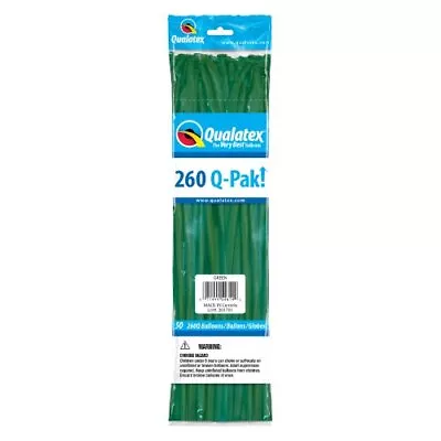 Qualatex Q-PAK GREEN 260Q 50 Pack • $11.49