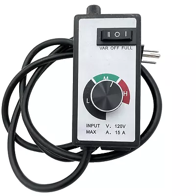 Universal AC 120V Speed Controller Router Fan Variable Electric Motor Rheostat • $17.95