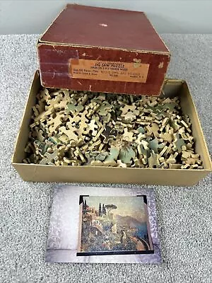 Vintage JK Straus 500+ Pc Wooden Jigsaw Puzzle Midst Cool And Silence 226 - READ • $79.95