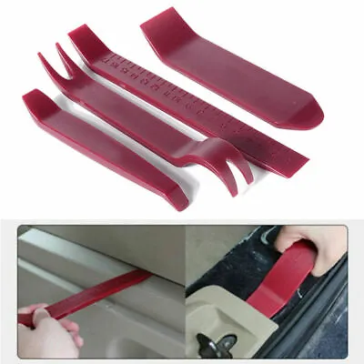 4Pcs Car Door Plastic Trim Panel Clip Dash Radio Removal Pry Tools Kit Car Parts • $8.29