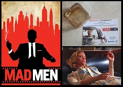 MAD MEN: January Jones/Betty Home Ashtray Studio COA • $149.95