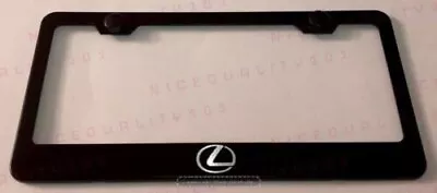 $10.50 • Buy Lexus F Sport Stainless Steel Black Finished License Plate Frame Rust Free
