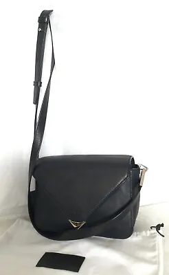 $149 • Buy ALEXANDER WANG Black Leather Cross Body/Shoulder Bag / Handbag With Dustbag