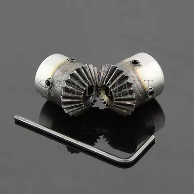 2 X 1M-20T Metal Umbrella Tooth Bevel Gear Helical Motor Gear 20 Tooth 5mm Bore • $7.48