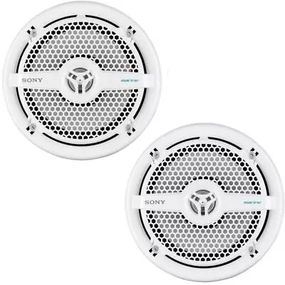 £79 • Buy Sony XS-MP1621 Marine Boat Bathroom Speakers 2 Way 16cm 6.5  70w RMS Pair