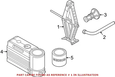 Genuine OEM Mopar Floor Jack For Fiat 500X • $104.25