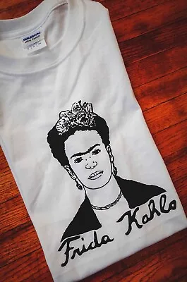 Frida Kahlo Vintage T-Shirt Mexican Surrealist Painter Rivera Neruda Picasso • $18