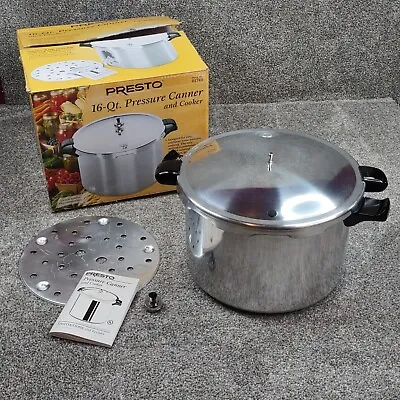 Presto 16 Qt.  Pressure Canner Cooker 01745 Water Bath Canned Fruit Meat Vegetab • $79