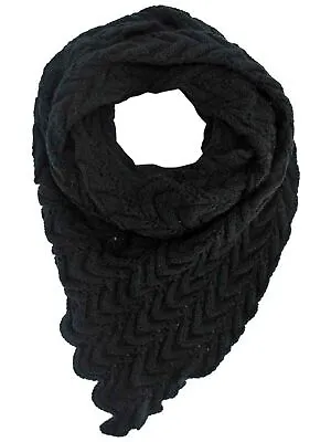 Chevron Knit Triangle Infinity Scarf • $27.99