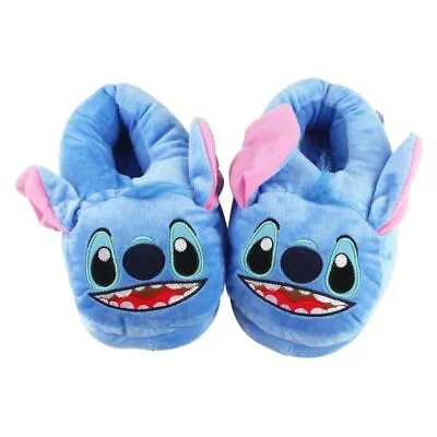 $36.29 • Buy Cartoon Slippers Lilo And Stitch Plush Toy Disney Monster Fur Novelty Bedroom