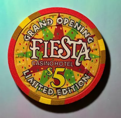 ⚡️❄️ Casino Chip OMG 😳 $5 Fiesta Grand Opening Las Vegas⚡️❄️⚡️❄️⚡️❄️ • $1