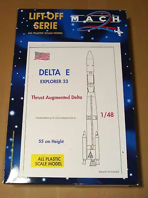 New! Mach2 LO-09 Delta E Explorer 33 Thrust Augmented Delta - 1:48 Model Kit • $57.90