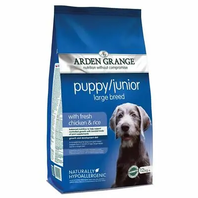 £14.98 • Buy Arden Grange Puppy Junior Dry Dog Food Chicken Large Breed Hypoallergenic 2/6/12