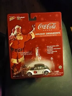 Johnny Lightning Holiday Ornaments 1966 Vw Beetle Black White • $7.99