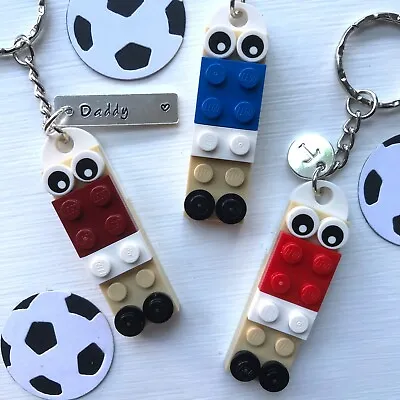 £6 • Buy Football Keyring Keychain Made With LEGO ® In Team Colours
