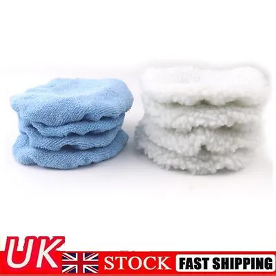 £10.83 • Buy 8Pcs 5  6  Car Microfiber Polisher Bonnets Polishing Pads Wax Wash Buffer