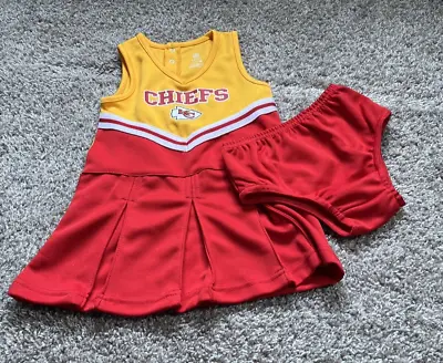 $17 • Buy Kansas City Chiefs NFL Football Cheerleader Outfit   Size 4 T
