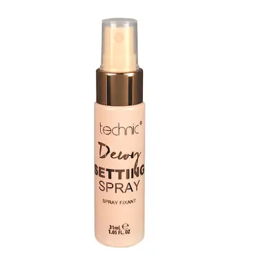 Technic DEWY Setting Face Spray Long Lasting Fixing Make-Up Fixer Mist • £3.99
