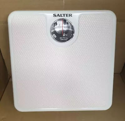 Salter Bathroom Scale Large Dial Mechanical Accurate Magnified Lens Anti-Slip • £14.99