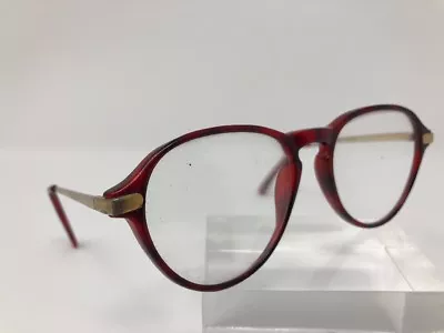 Vintage Anthony Martin Eyeglass Frames Red Camden 08 50/20/135 Round Q893 • $20.80