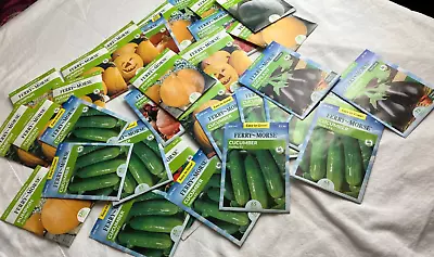 Vegetable Seed Lot  Of 32 Ferry Morse Cucumbers Eggplant Pumpkin 2022 • $9.49