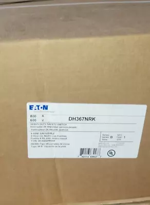 Eaton Heavy Duty Safety Switch Dh367nrk • $17000