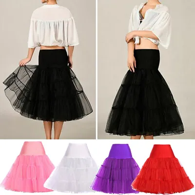 50s Lady Skirt Tutu Tulle Vintage Crinoline Christmas Petticoat Tulle Vintage • $14.49